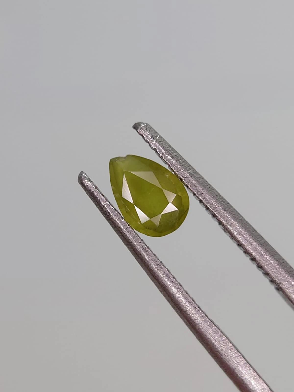 0.44ct Natural Demantoid garnet from Pakistan — view 2